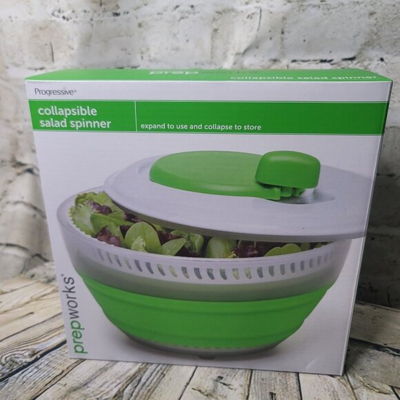 NIB Prepworks by Progressive Collapsible Salad Spinner - 3 Quart - Picture 1 of 3